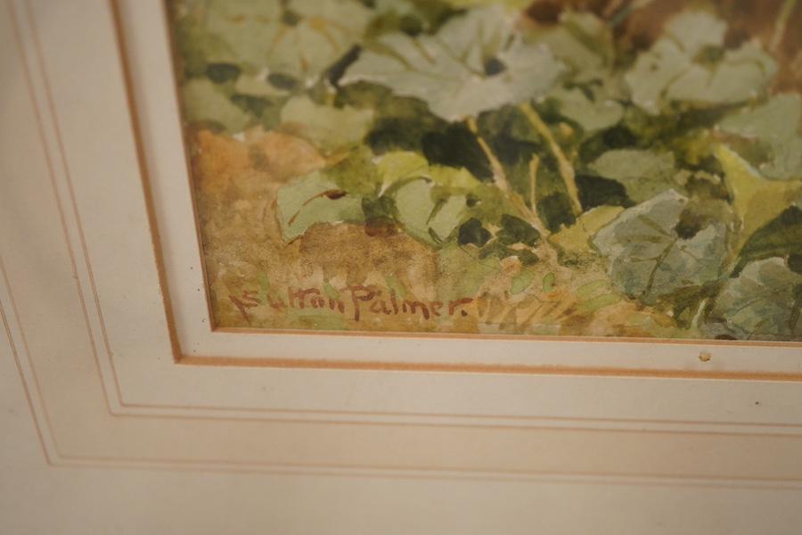 Harry Sutton Palmer (1854-1933), ‘An Old Mill near Stratford on Avon’, signed, inscribed label verso, watercolour, 35 x 24cm